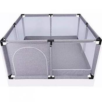 Star Ibaby Oxford XL - Parque de Bebés Ultraligero color Soft Grey