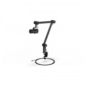 Micrófono USB Endorfy Solum Studio EY1B009 con brazo ajustable y filtro pop-up, 3.5 mm jack, grabación de alta resolución