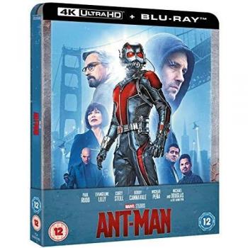 Ant-Man Zavvi Exclusive 4K Ultra HD Steelbook with Blu-ray (Swedish Text Import)