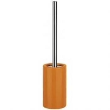 Spirella Tube Escobilla para El Inodoro, Gres, Naranja, 10,5 x 10,5 x 42,0 cm