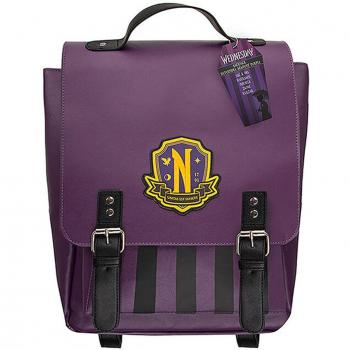 Mochila Nevermore Morado Miércoles - Cineréplicas