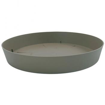 Plato Inyección Maceta 14 cm Color Gris Topo Resistente