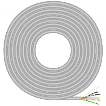 Aisens - Cable de Red RJ45 Cat.6 UTP Rígido AWG23 CCA (Aleación) Gris 100m