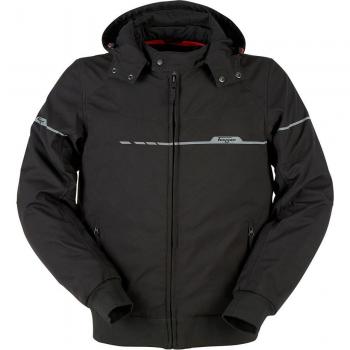 Furygan Chaqueta de Moto Sektor Evo Negra - Chaqueta textil de motocicleta, color negro, talla 2XL