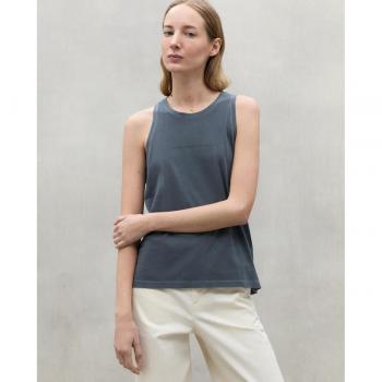 Camiseta de Mujer Ecoalf Sandnes Gris de Tirantes, Algodón Orgánico y Sostenible