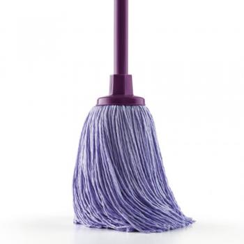 Fregona Microfibras Rayen MERY - Fregona de microfibra 100%, alta capacidad de absorción, ideal para limpieza en seco y húmedo, cabezal desmontable y lavable, mango extensible y erg