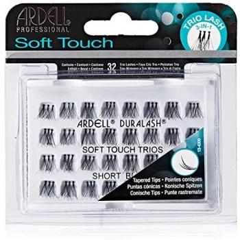 Ardell Soft Touch Trios Individuals - Pestañas de ojos, color negro