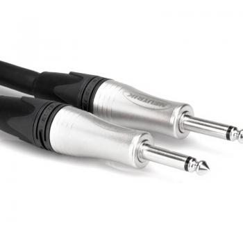 Hosa 5' 1/4 Phone to 1/4 Phone Speaker Cable, 12 AWG, w/2 Conductors