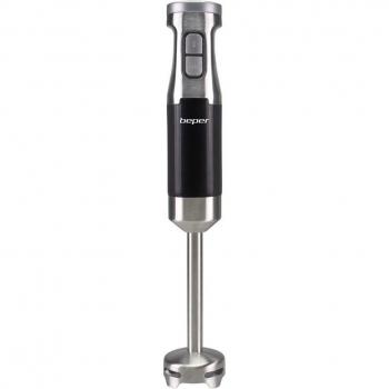 Batidora de Mano Beper P102FRU100, 600 W, Acero/ABS, 4 Cuchillas de Acero, Con Protección Antisalpicaduras, Velocidades Seleccionables y Función Turbo