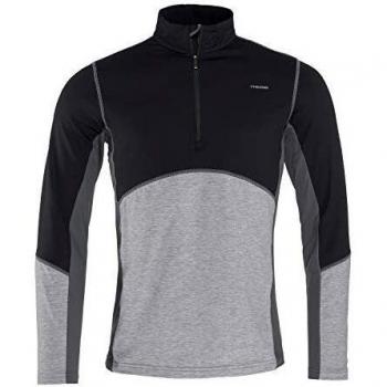 Head Adam Midlayer para Hombre, Adam, Hombre, Color Negro/Gris, tamaño Medium