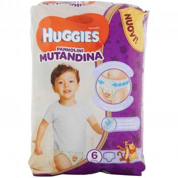Pañales Huggies Mutandina Talla 6 (15-25 Kg) Ultra Absorbentes, Paquete de 13 Unidades