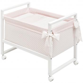Cambrass Minicuna Cuadrada Next Star Rosa 55 x 88 x 72 cm