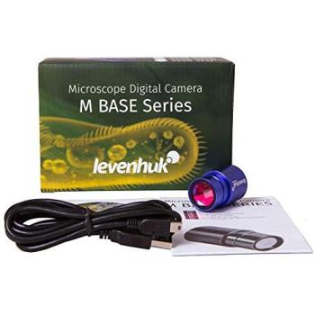 Cámara Digital Levenhuk M130 BASE para Microscopios 1,3 MP CMOS con Software Compatible (Mac, Linux y Windows)