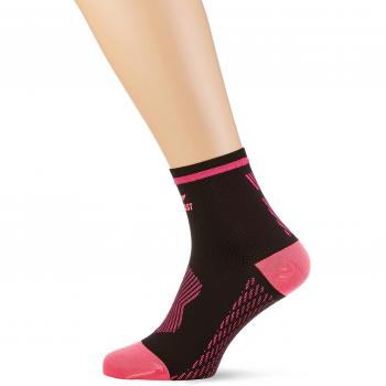 Sportlast Pro Calcetines de compresión, Negro/Coral, M