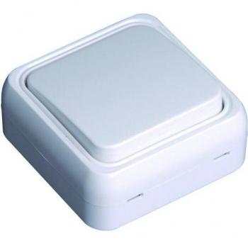 SIMON Serie Alfa Interruptor/Conmutador Blanco