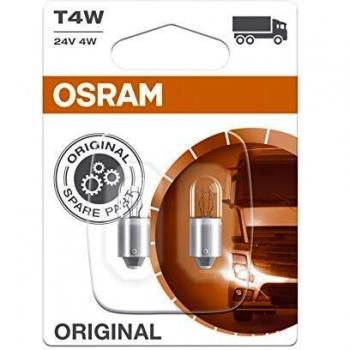 Osram OS3930-02B Lámpara de señalizacion Base de Metal, Original, BA9S 24V 4W, 2 Unidades, Other