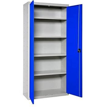 SimonRack SIMONLOCKER Prof. Mon. Multi. 2/4 800 GR Taquilla Metalica, Gris/Azul, Grande