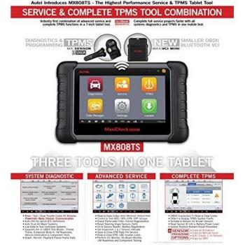 Equipo de Diagnóstico Autel MX808TS con TPMS - Versión Europa, Asistencia en Francia, 2 Años de Garantía