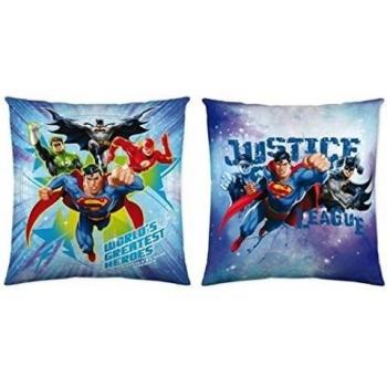Euromoda Licencias Cojín Con Relleno Extraíble Superman Mision Azul 40 x 40 cm
