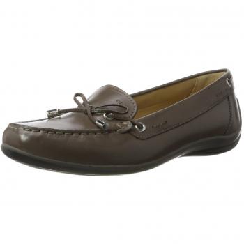Geox D Yuki a, Mocasines para Mujer, Gris