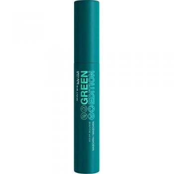 Maybelline New York Green Edition Mega Mousse Máscara de Pestañas con + volumen + ligeras, Blackest