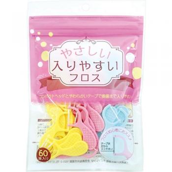 Gentle Easy-Wear Interdental Floss 60 pcs