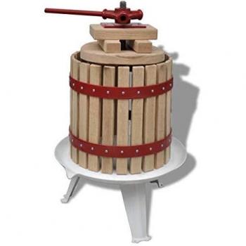 vidaXL Prensa Vino y Fruta 12 L Cata Viña Bodega Vinario Vinatero Vitivinícola