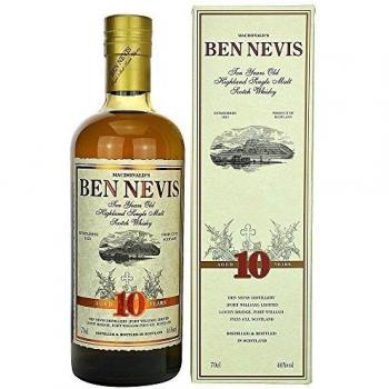 Whisky Single Malt Ben Nevis 10 Años 46% Vol. 70 cl en Caja Regalo