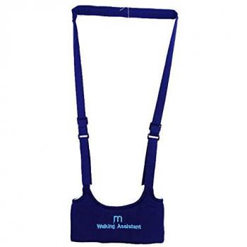 Hivel Handheld Asistente de Caminar Bebe Baby Walker Toddler Walking Assistant Nino del Bebe Aprenda a Caminar Cinturon Andador Asistente Arnes de Seguridad - Azul Oscuro