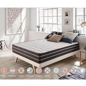 Colchón Viscoelástico Luxury Grafeno Anti Estrés