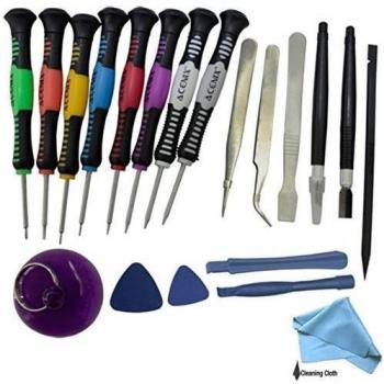 ACENIX 20-in-1 Kit de reparación de juego de destornilladores para iPhone 5 4S 3GS iPad 4 teléfono móvil
