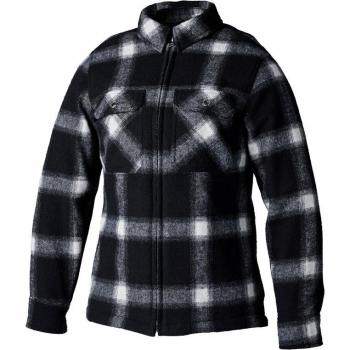 Camisa de moto para mujer RST Brushed Negra