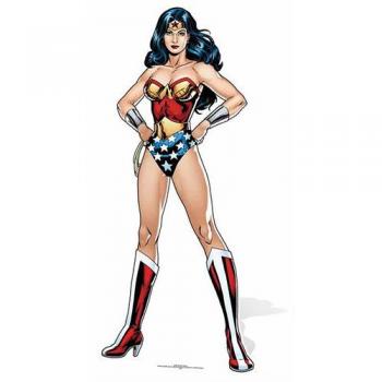 STAR CUTOUTS SC845 Wonder Woman DC Superhero Party Comics Cardboard Cut Out 177cm Tall