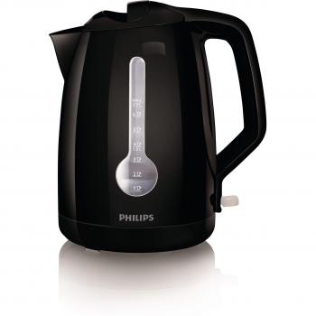 Philips HD4649/20 - Tetera eléctrica, 1,7 l, 2400 W, color negro