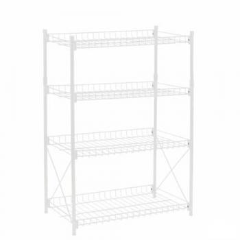 Estantería Confortime de Metal Blanco 52 x 34 x 86 cm (Paquete de 2 Unidades)