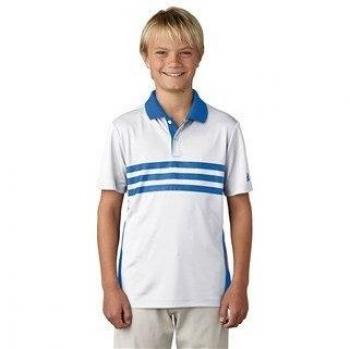 adidas Merch Polo de Golf, Niño, Blanco, 10 Años