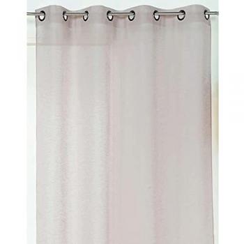Cortina Voile Depuradora Beige Taupe 145x240 cm - 67% Poliéster 33% Lino - Con Ojetes