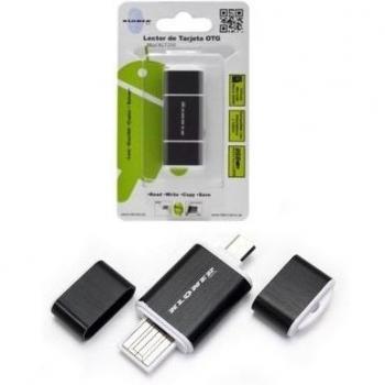 KL Tech KLT200 OTG - Lector de tarjeta externo OTG, multicolor