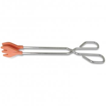 CUYDESA Tenacilla Palas Anchas Silicona, Naranja, 30 x 8,7 x 4,3 cm