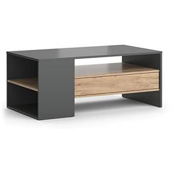 Mesa de Centro Fabien, Roble Dorado/Antracita, 110 x 45.5 cm