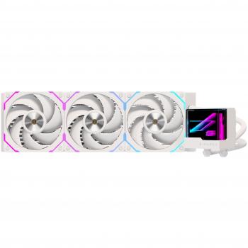 Sistema de Refrigeración Líquida para CPU Einarex Vertex 360 RGB, Radiador de 360mm, 3 Ventiladores RGB, Blanco