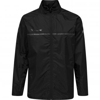 Hummel Chaqueta Authentic Pro - Chaqueta deportiva, fabricada en material ligero y transpirable, diseño moderno con logo de Hummel, cierre frontal completo, bolsillos laterales con cremallera, ajuste regular para mayor comodidad