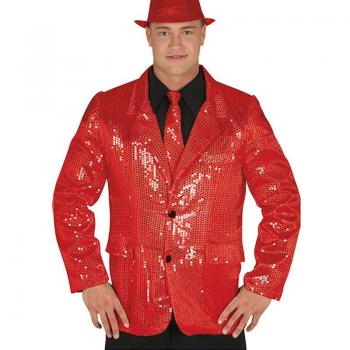 Chaqueta de Lentejuelas Roja