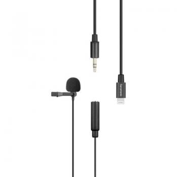 Micrófono de Solapa Saramonic LavMicro U1A Lightning 2m - Negro