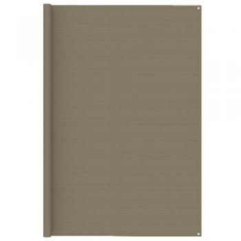 Alfombra para tienda de campaña gris taupe 250x600 cm