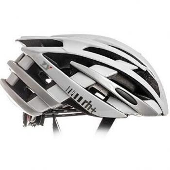 zerorh+ Helmet ZY - Cascos de Bicicleta Permanent Unisex - Adulto, Shiny White-Shiny Silver, L/XL