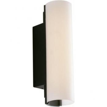 Aplique de pared LED exterior Tunnel cilíndrico antracita y blanco, 12W, IP54, 4000K
