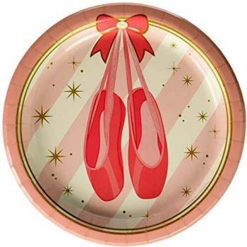 Pink Ballet Shoes 322219 - Platos de almuerzo