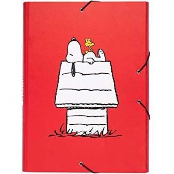 Carpeta A4 con Gomas y Solapas Diseño Premium Snoopy