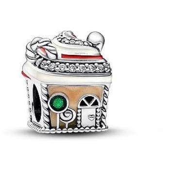 Pandora Moments Gingerbread House Charm - Silver